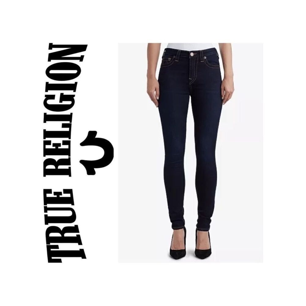 True Religion Halle High Rise Super Skinny Jeans